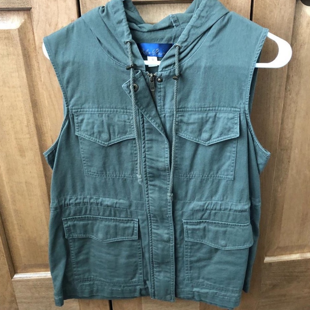 Vest with hood